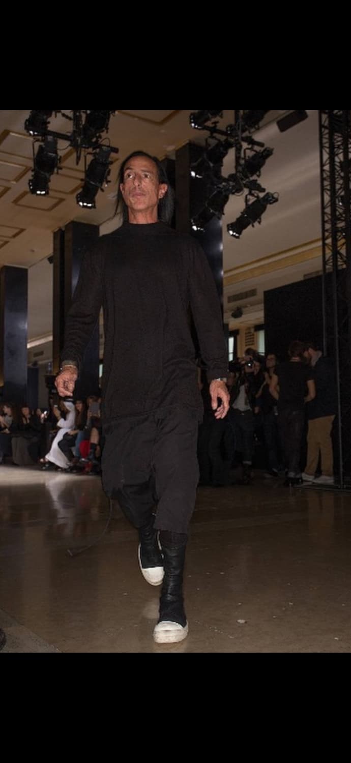 릭오웬스 레더 하이삭스 스니커즈 41 상품이미지1