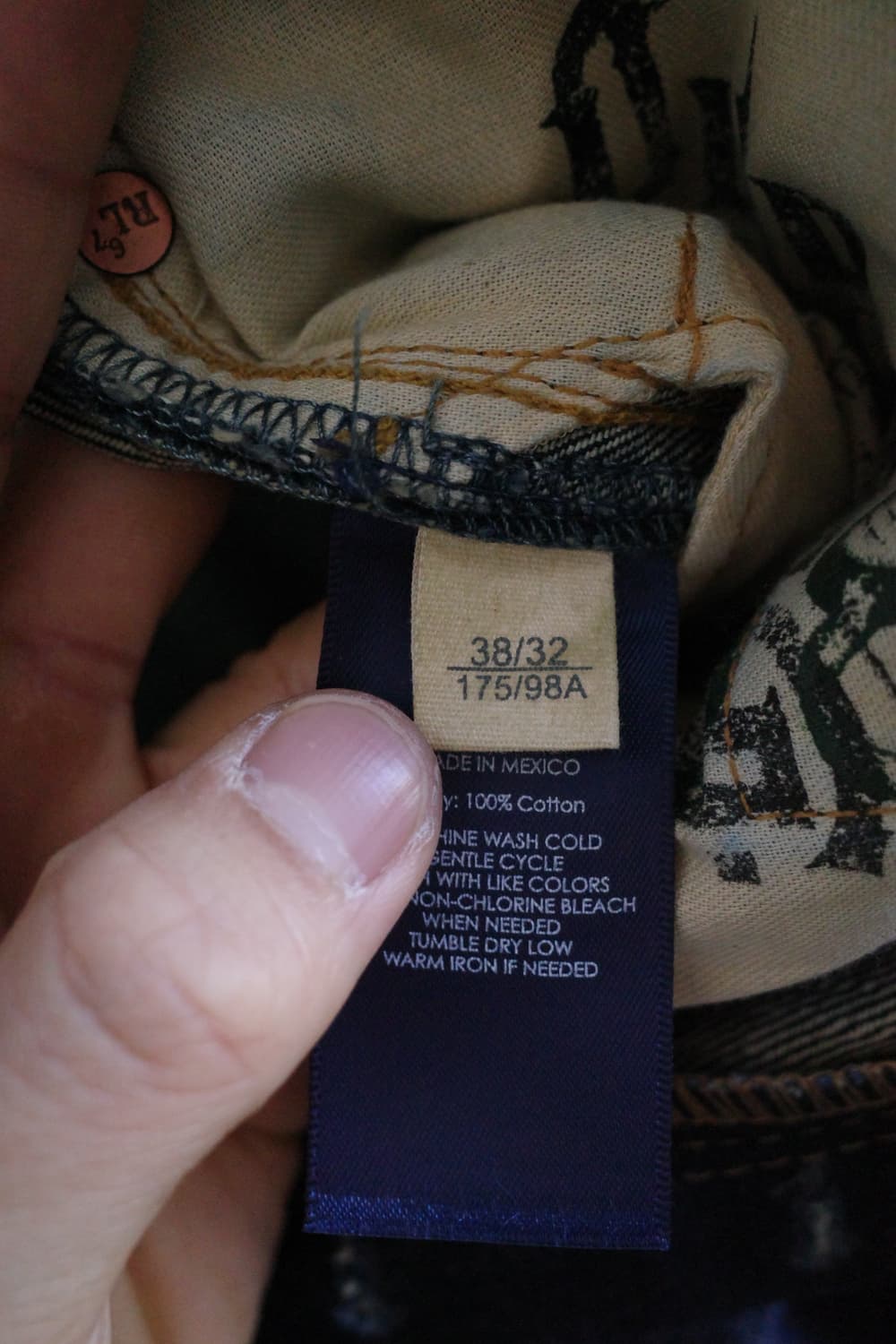 폴로 스트레이트 650 데님 팬츠 상품이미지9