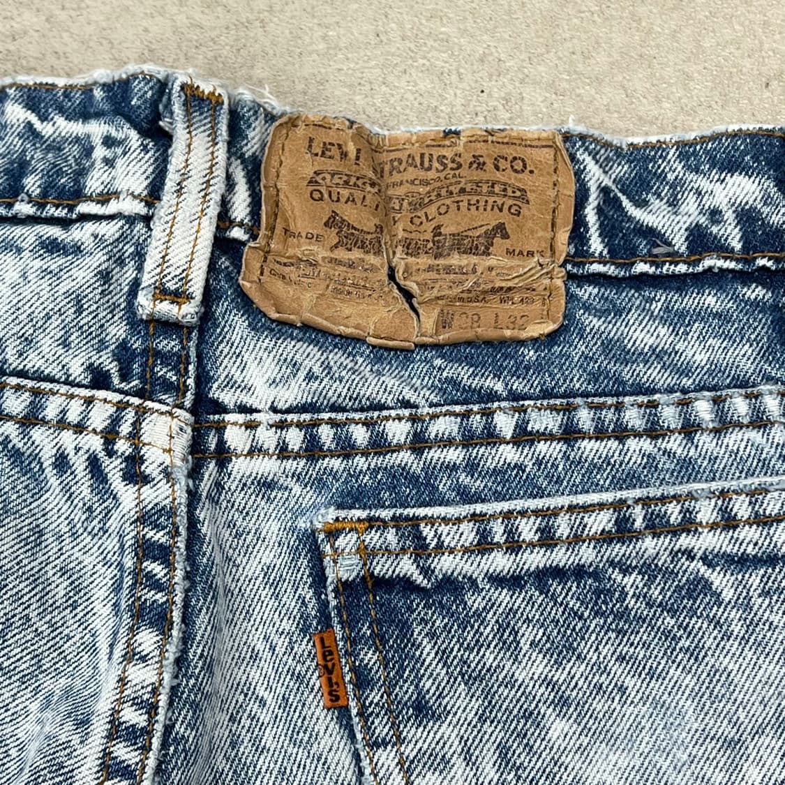 usa 리바이스 오렌지탭 데님팬츠 s10155 상품이미지5