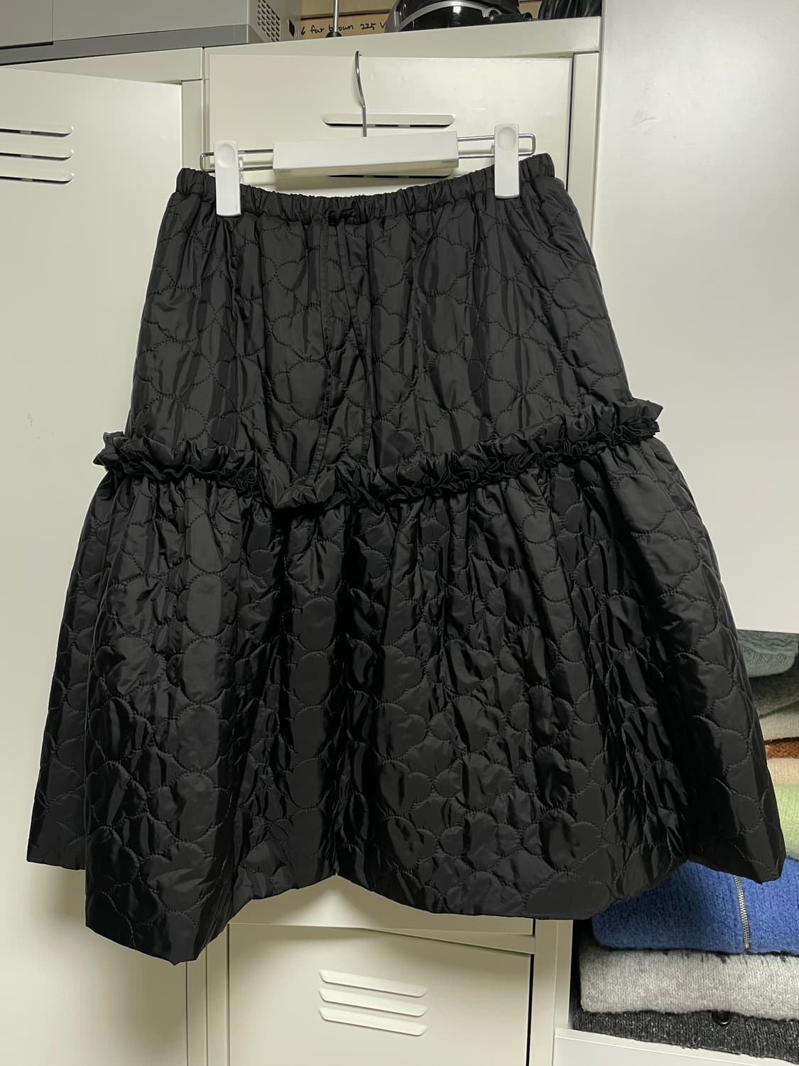 타입서비스 퀼티드 러플드 스커트 상품이미지3