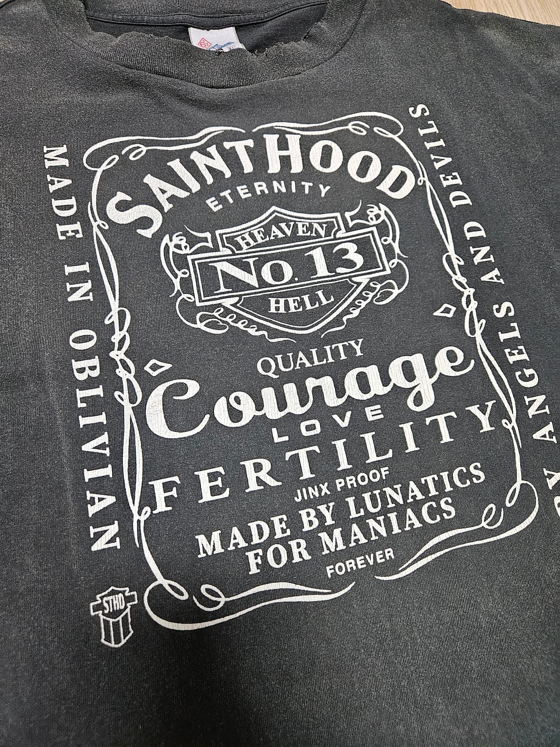 세인트미카엘 x 네이버후드 티셔츠 상품이미지2