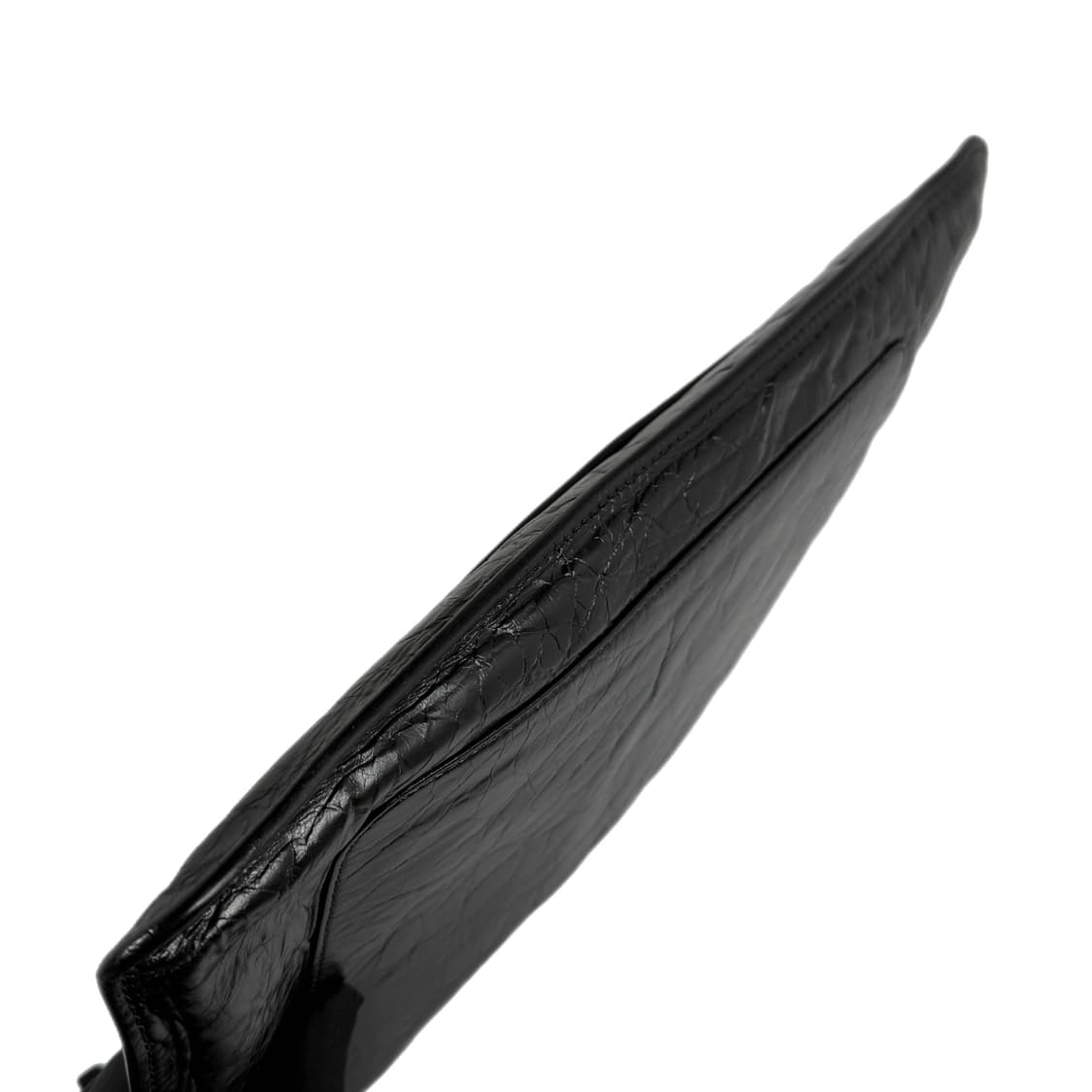 샤넬 스트랩 클러치백 링클 카프스킨 블랙 상품이미지8