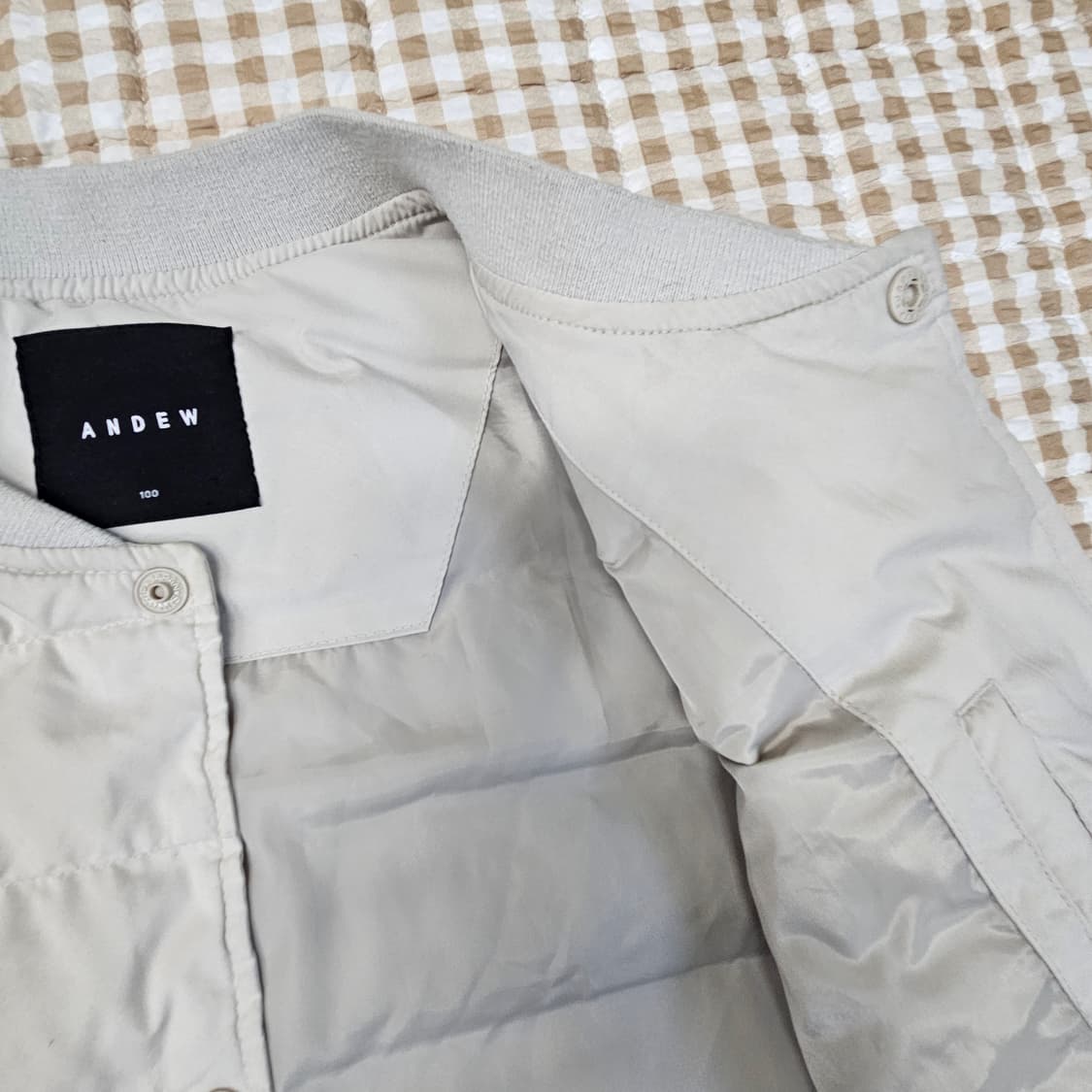 앤듀 거위털 경량패딩 베스트 남자100 상품이미지7