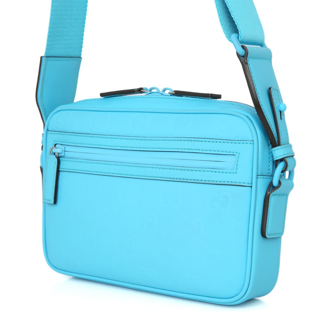 구찌 GG 러버 크로스백 블루 파우치 맨스백 771293 상품이미지2