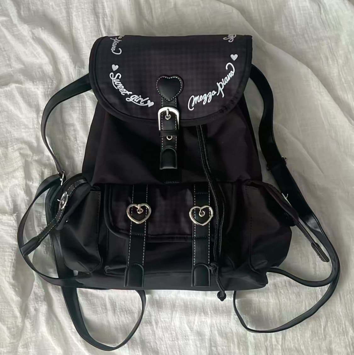 일본 모리걸 하트 미니 백팩 상품이미지1