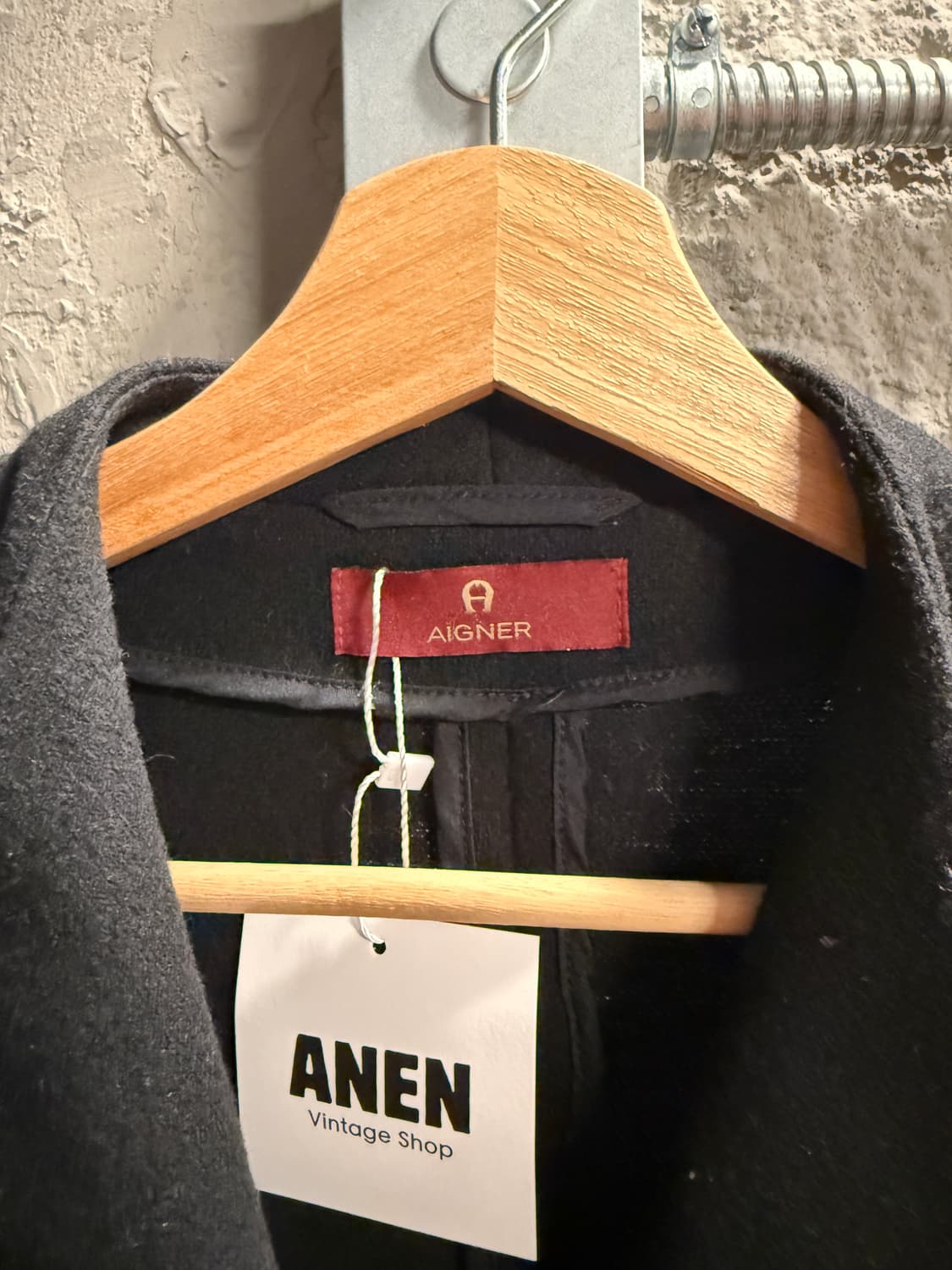 아이그너 울 블렌드 테일러드 자켓 블랙 40 상품이미지4