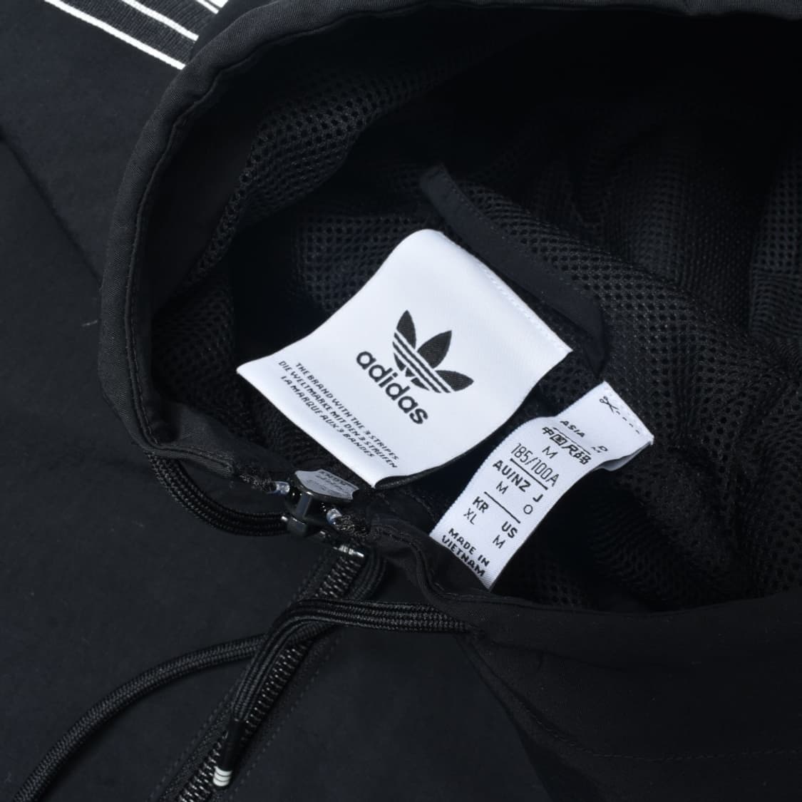 아디다스 검흰 아노락 점퍼 M N0752 상품이미지5