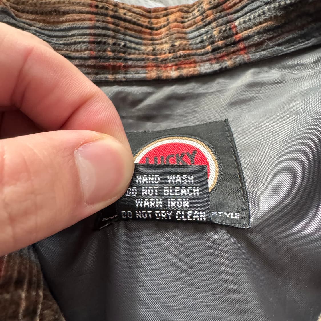 LUCKY STRIKE 일본빈티지 벨벳 자켓 노드 빈티지자켓 l 100 상품이미지5