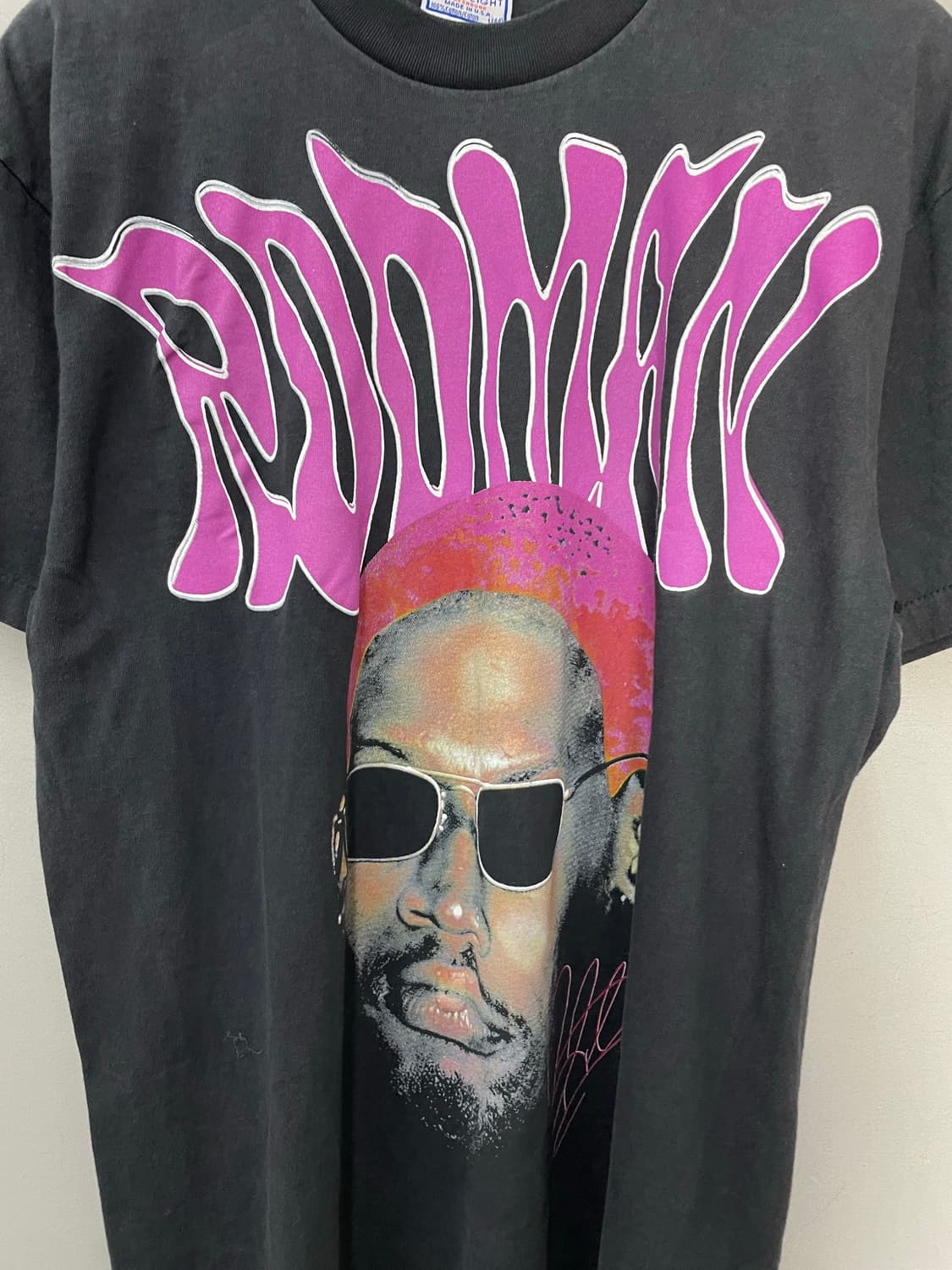 빈티지 데니스 로드맨 프린팅 반팔 H2535 상품이미지3