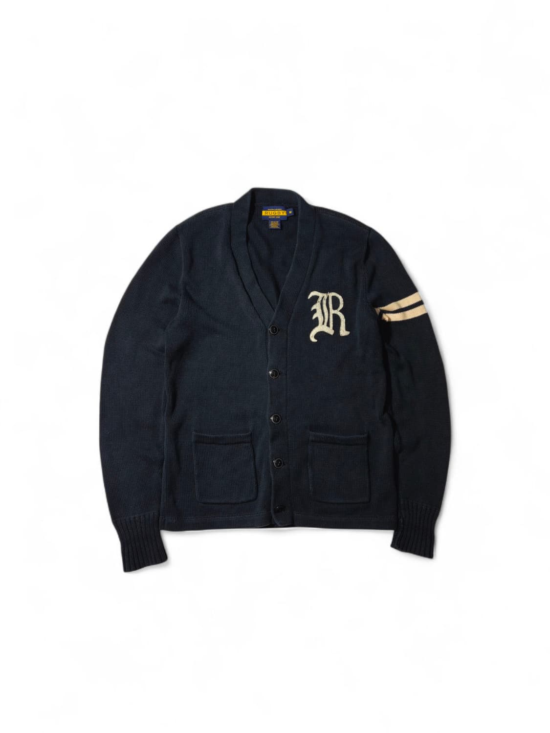 폴로 랄프로렌 럭비 엘보우 패치 가디건 M 상품이미지1