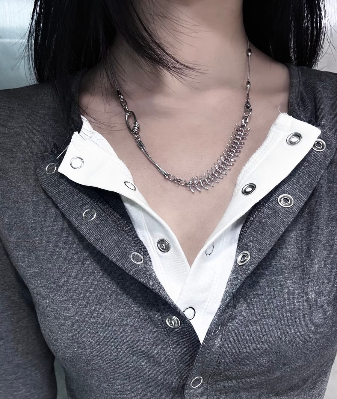 Thorn Mix Chain Necklace 상품이미지4