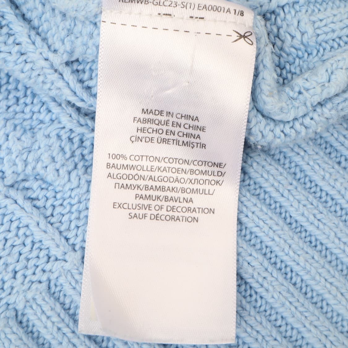 폴로 랄프로렌 라이트블루 케이블 니트 스웨터 상품이미지8