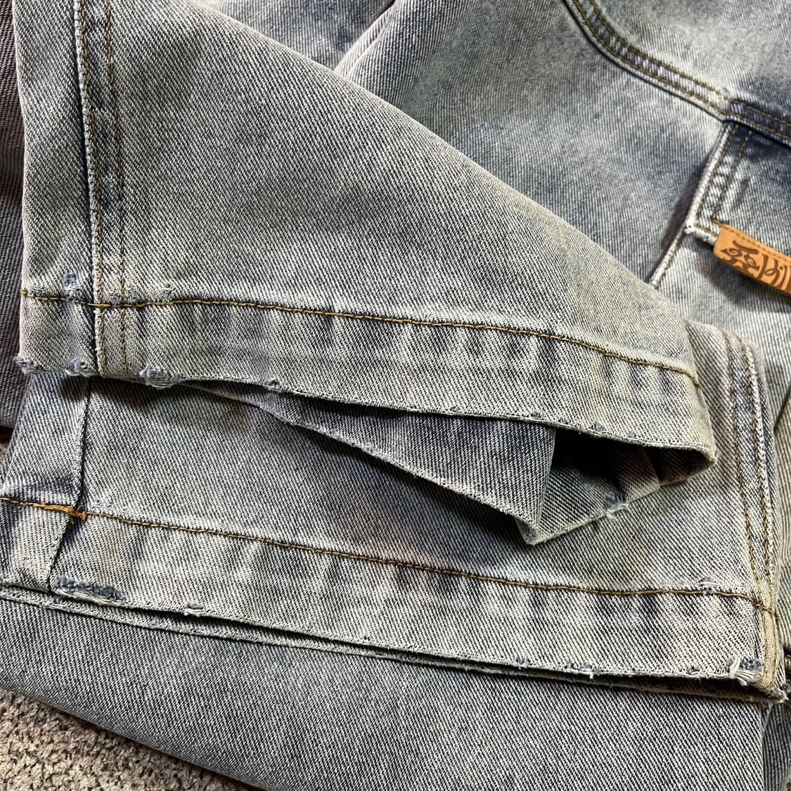 아케 데님 카고 와이드 팬츠 상품이미지5