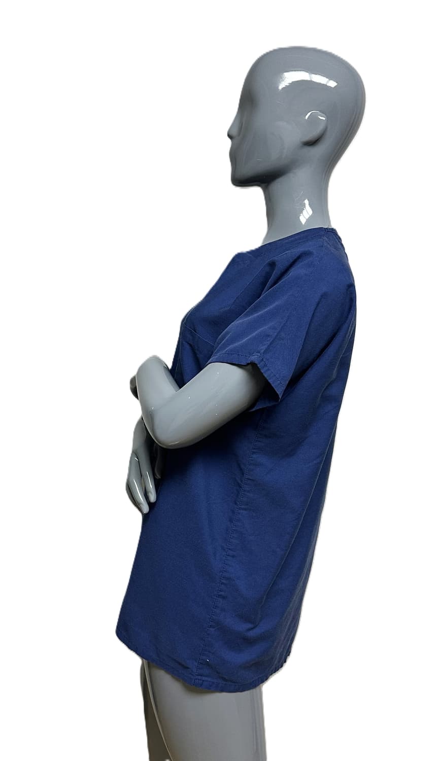 미국 미군 여군용 수술복 간호사 군의관 브이넥 반팔 티셔츠 (S) 상품이미지3