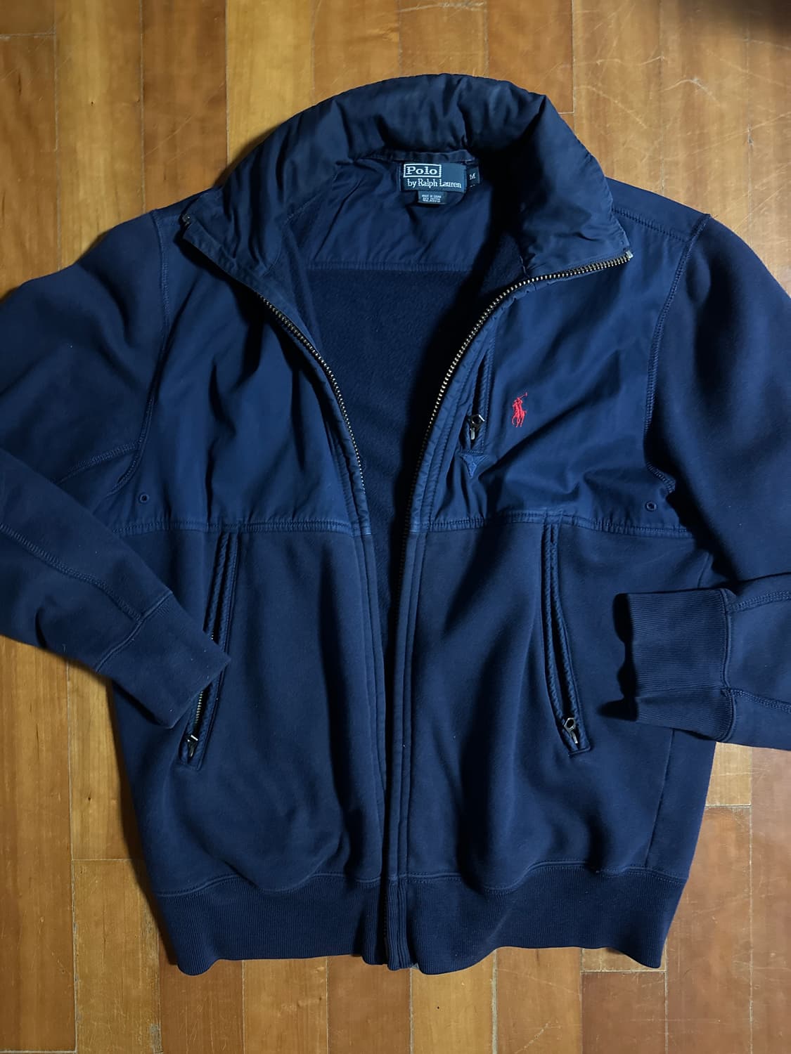 빈티지 POLO 폴로 랄프로렌 포켓 자켓 navy 상품이미지1