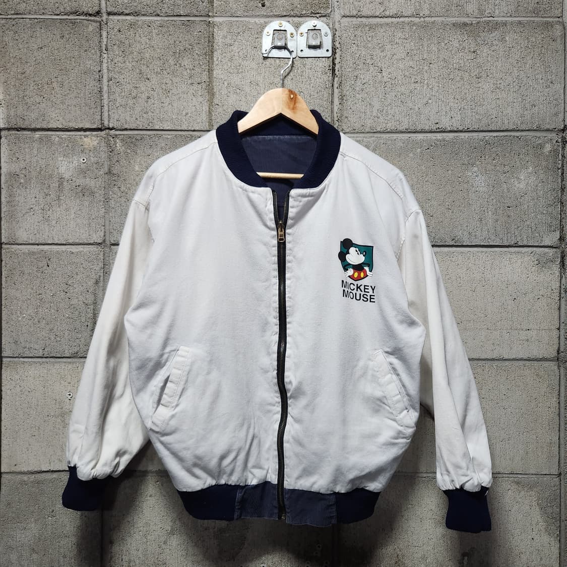 디즈니 재팬 90s 미키마우스 코듀로이 바시티 자켓 M 상품이미지7