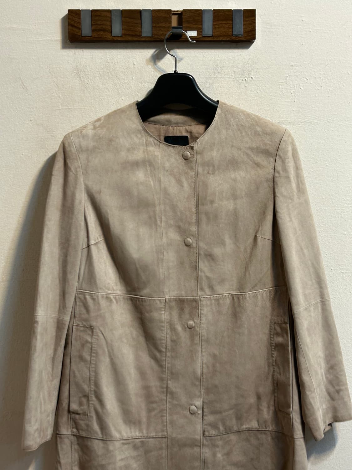 위켄드 막스마라 베이지 스웨이드 자켓 상품이미지2