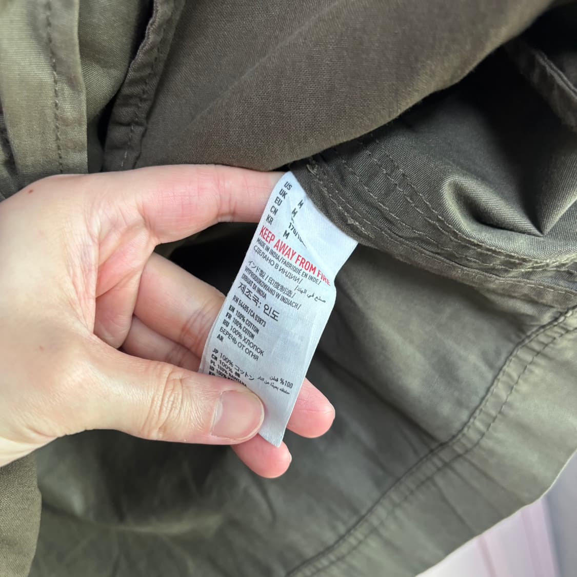 아메리칸 이글 빈티지 M-65 필드자켓 올리브 카키 상품이미지3