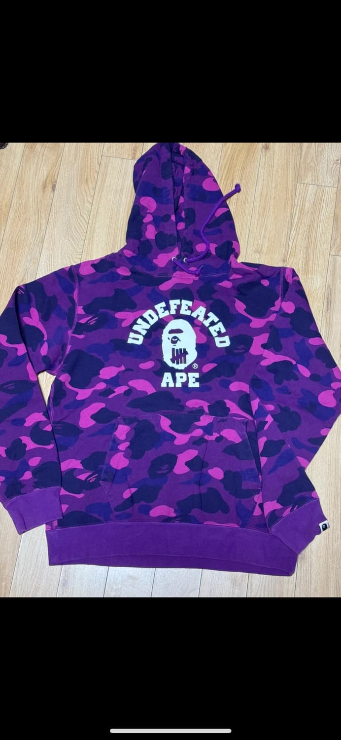 퍼플 카모 후드티 상품이미지1
