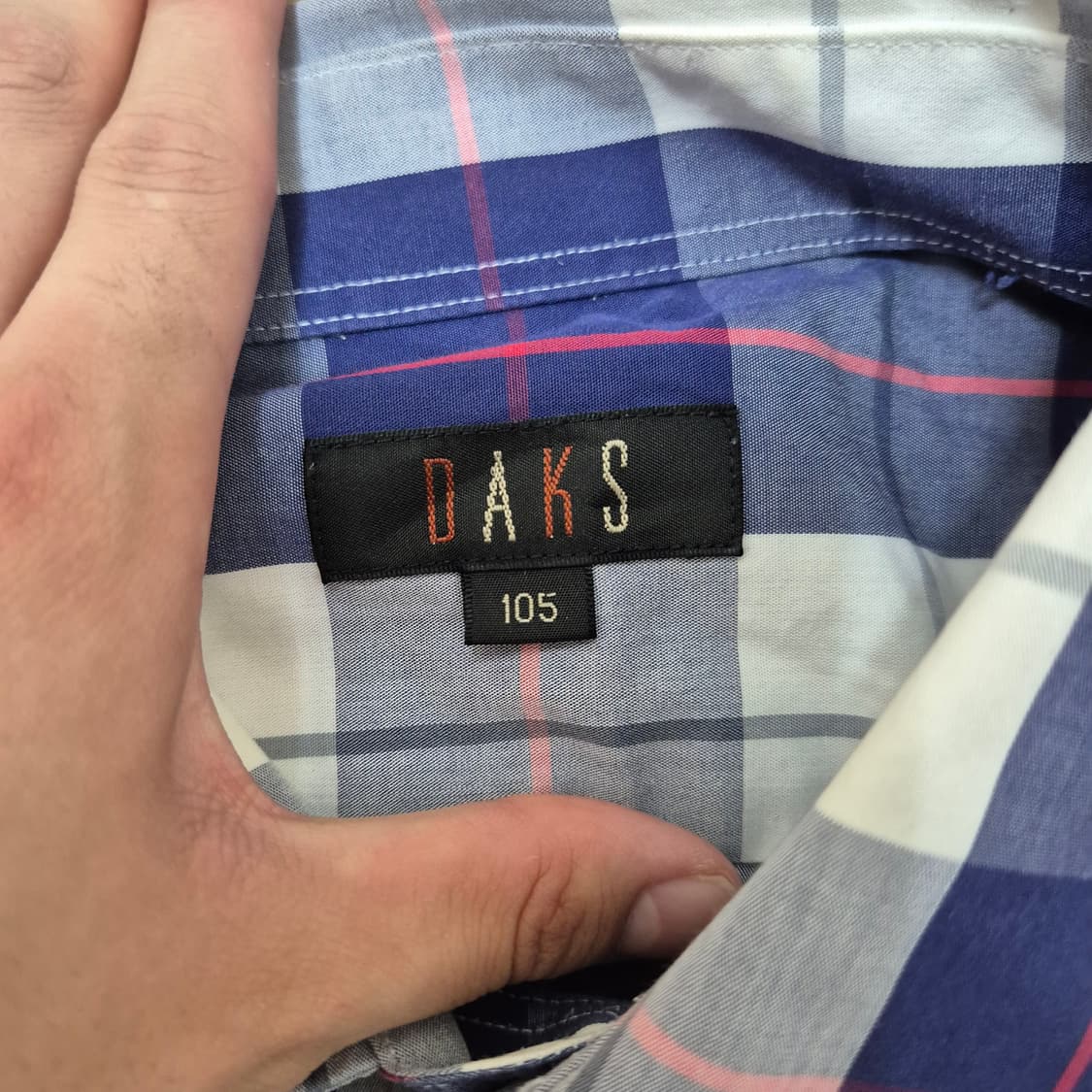 닥스 반팔 체크 셔츠 상품이미지6