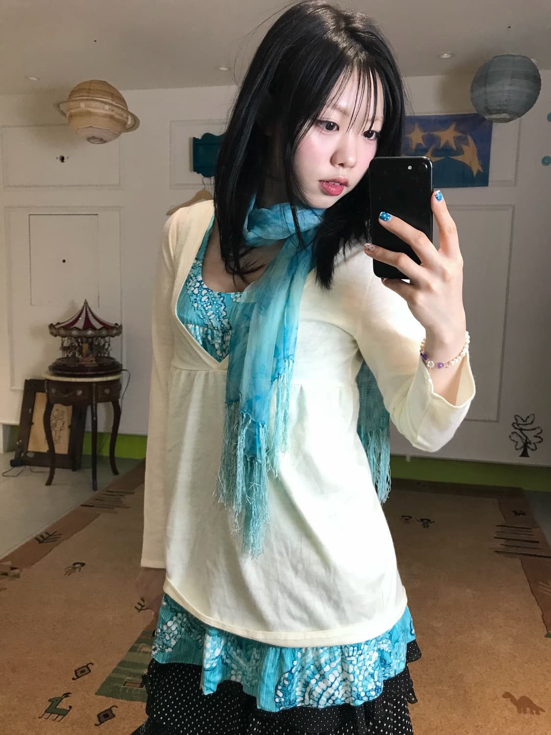 쨍-한 아쿠아 블루 코디••🎽🩵 상품이미지5