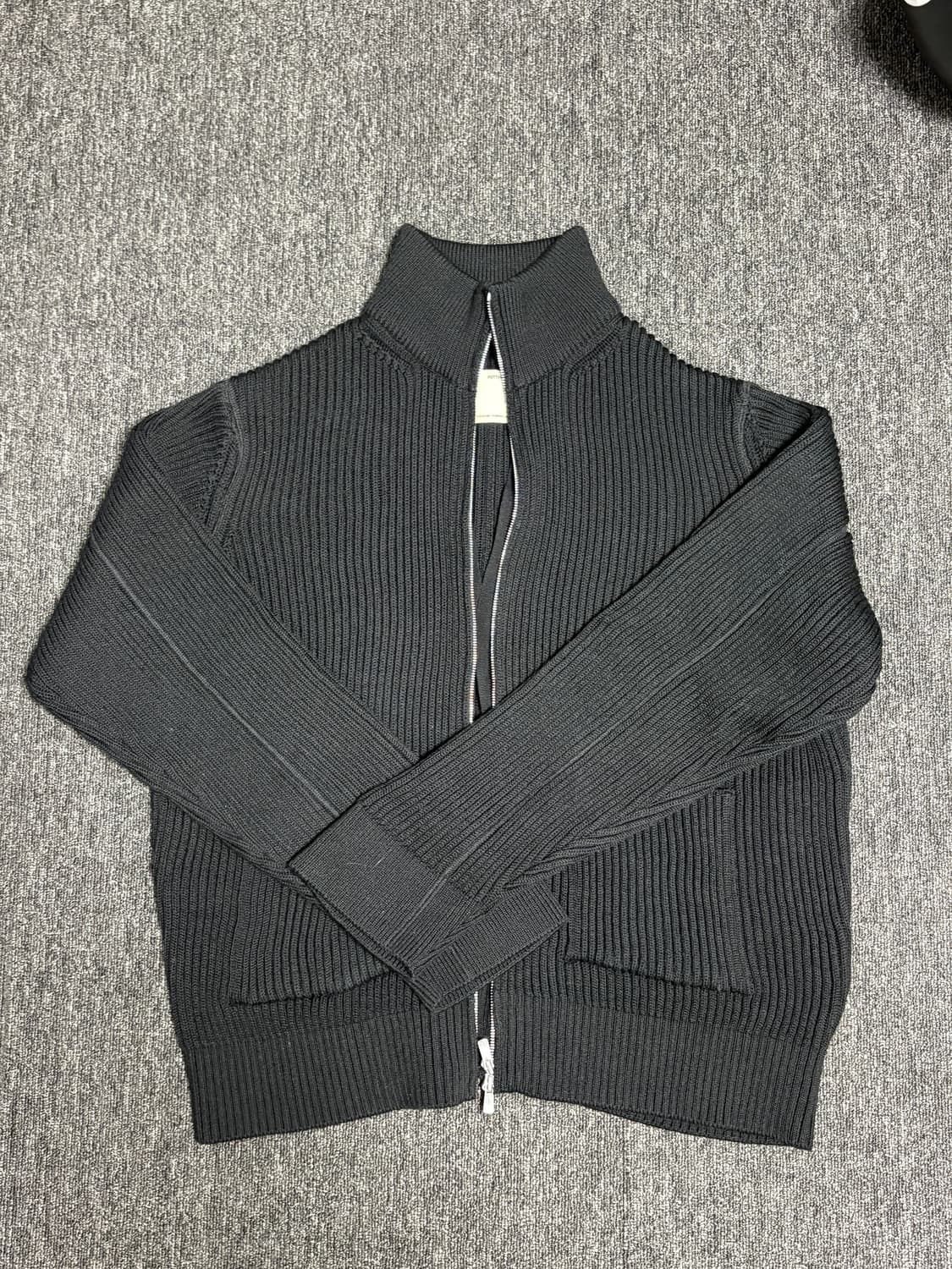 포터리 25fw 집업니트 블랙 4 105 상품이미지2