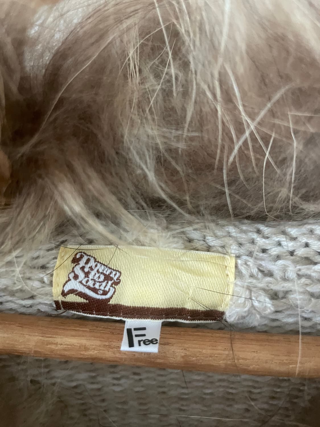 모리걸 빈티지 후드 퍼 롱 가디건 🤎💛 상품이미지2