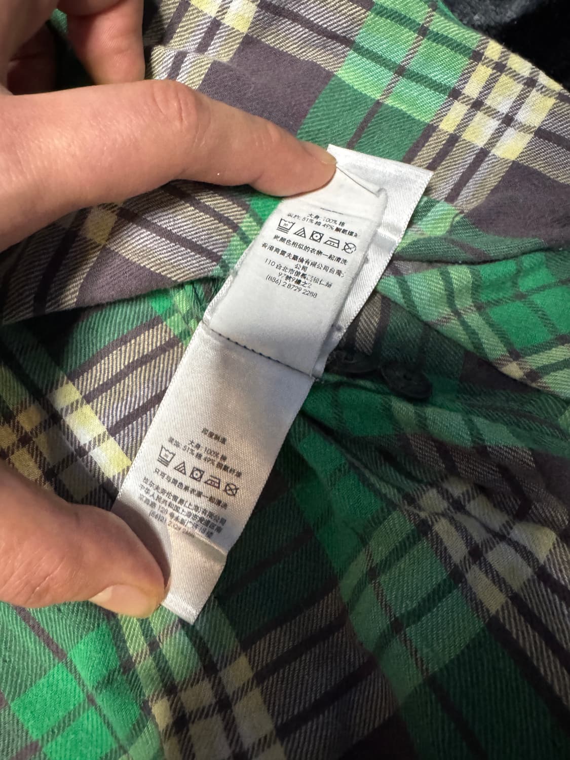 폴로 컨트리 랄프 로렌 체크 셔츠 그린 상품이미지9