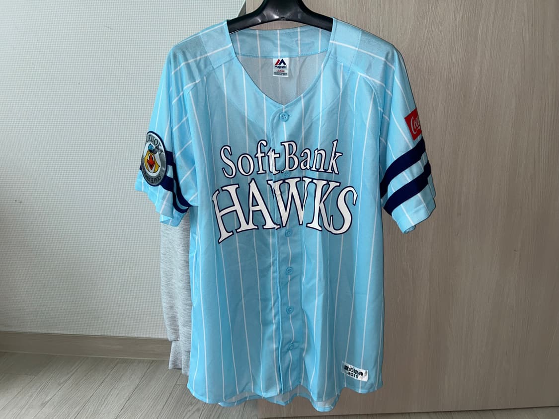 야구 유니폼 Majestic softbank hawks 상품이미지2