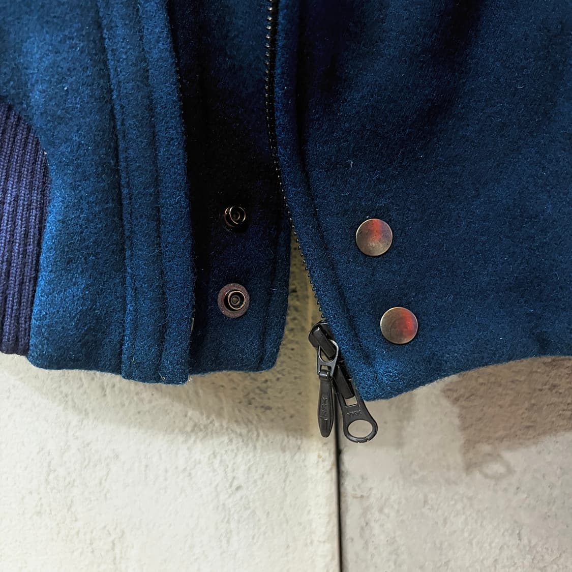 THE. TWELVE 울 바이커 자켓 (M) 상품이미지6