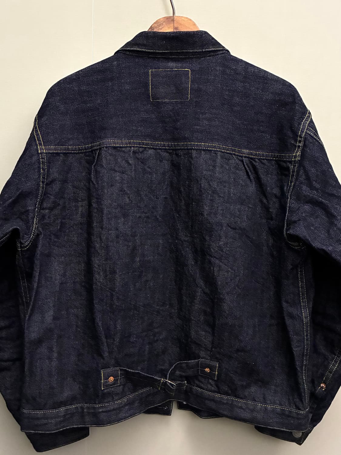 (44/105)1950s 리메인 클로딩 타입1 셀비지 데님자켓 트러커자켓 상품이미지6