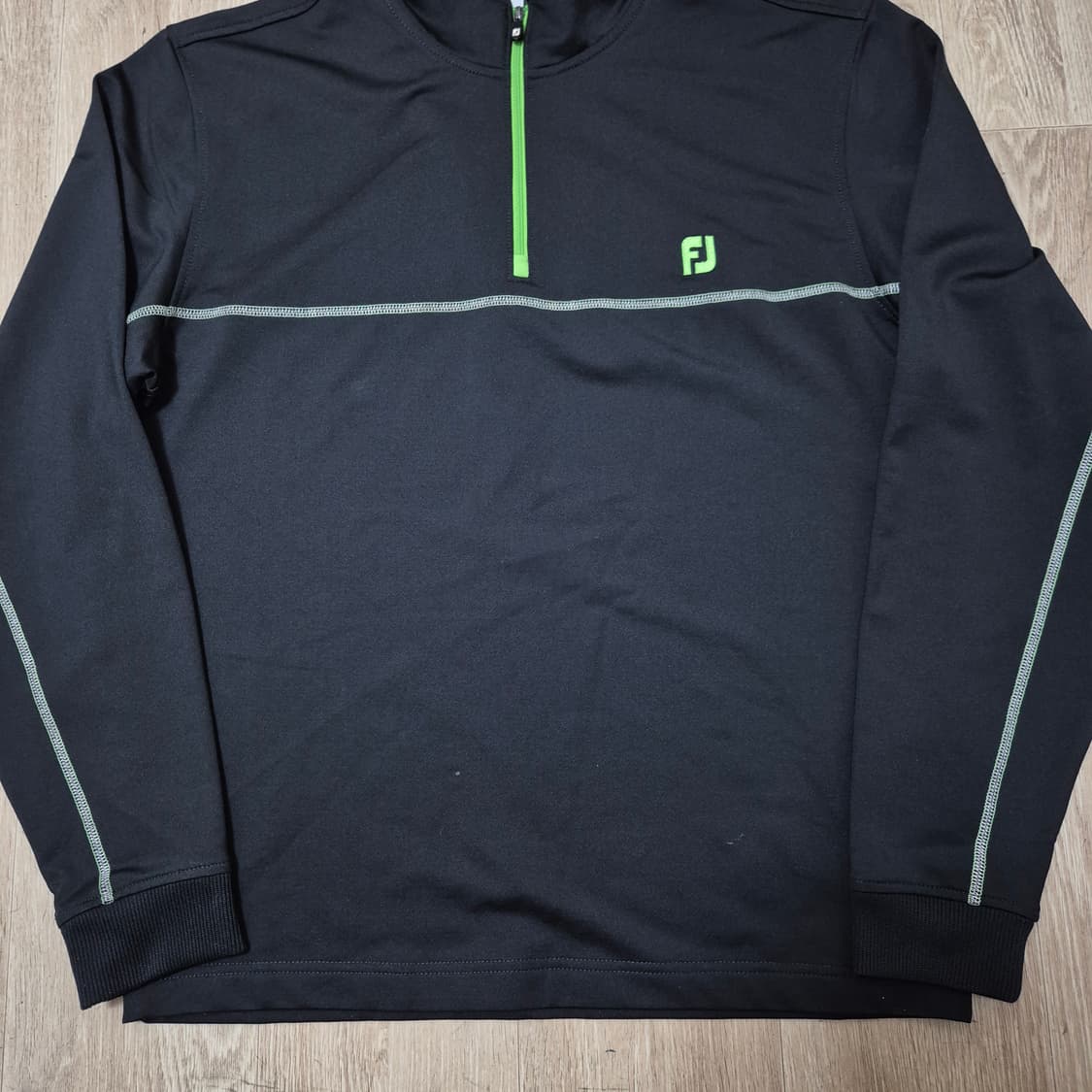 풋조이 FJ 골프웨어 반집업 트랙탑 져지 L(100) 상품이미지3