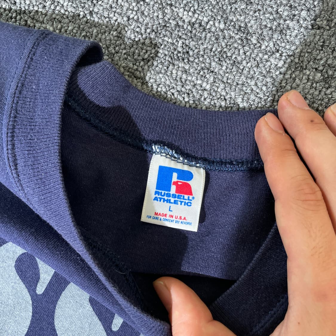 러셀 어슬레틱 Made In USA 반팔 티셔츠 L 상품이미지3