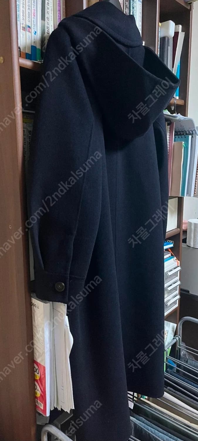 Soup  떡볶이 디테일  더플 발마칸 울 코트 free 상품이미지4