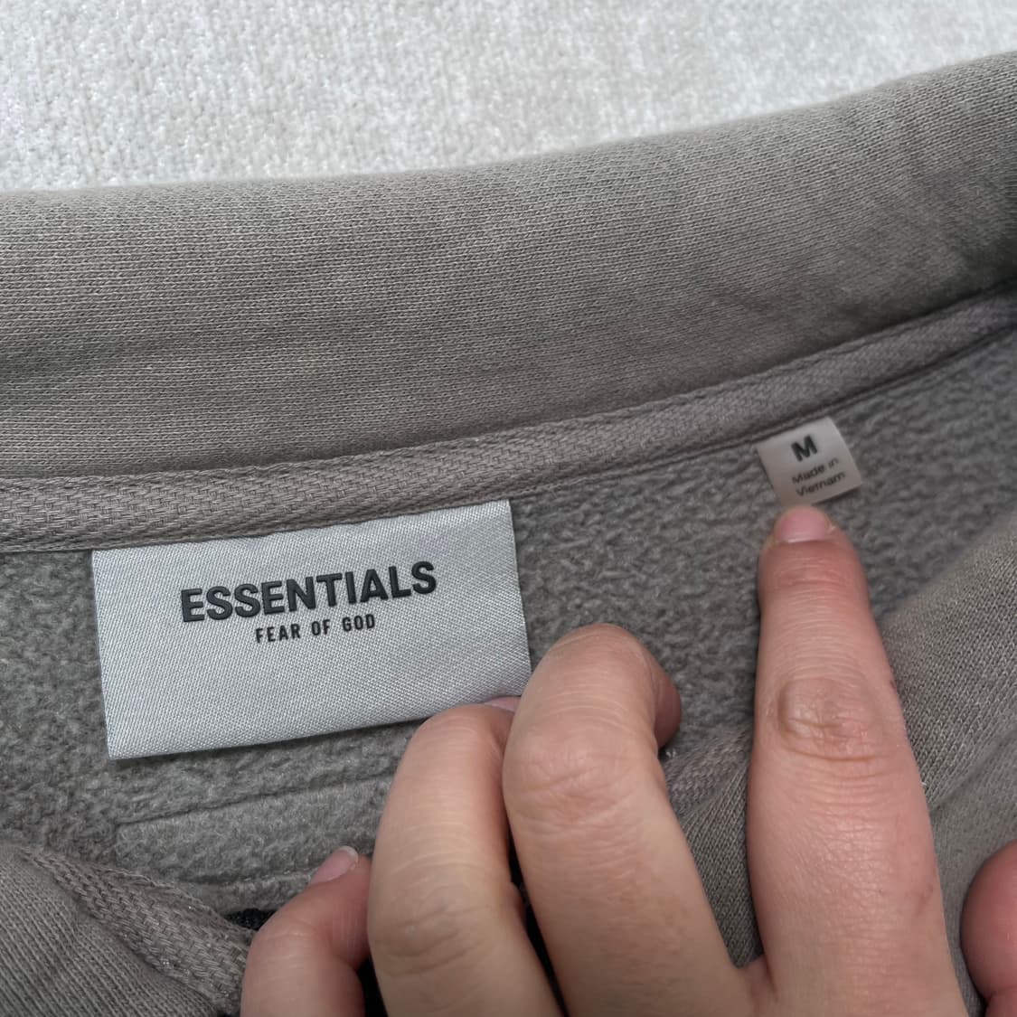 100 피오갓 에센셜 반집업 맨투맨  상품이미지3