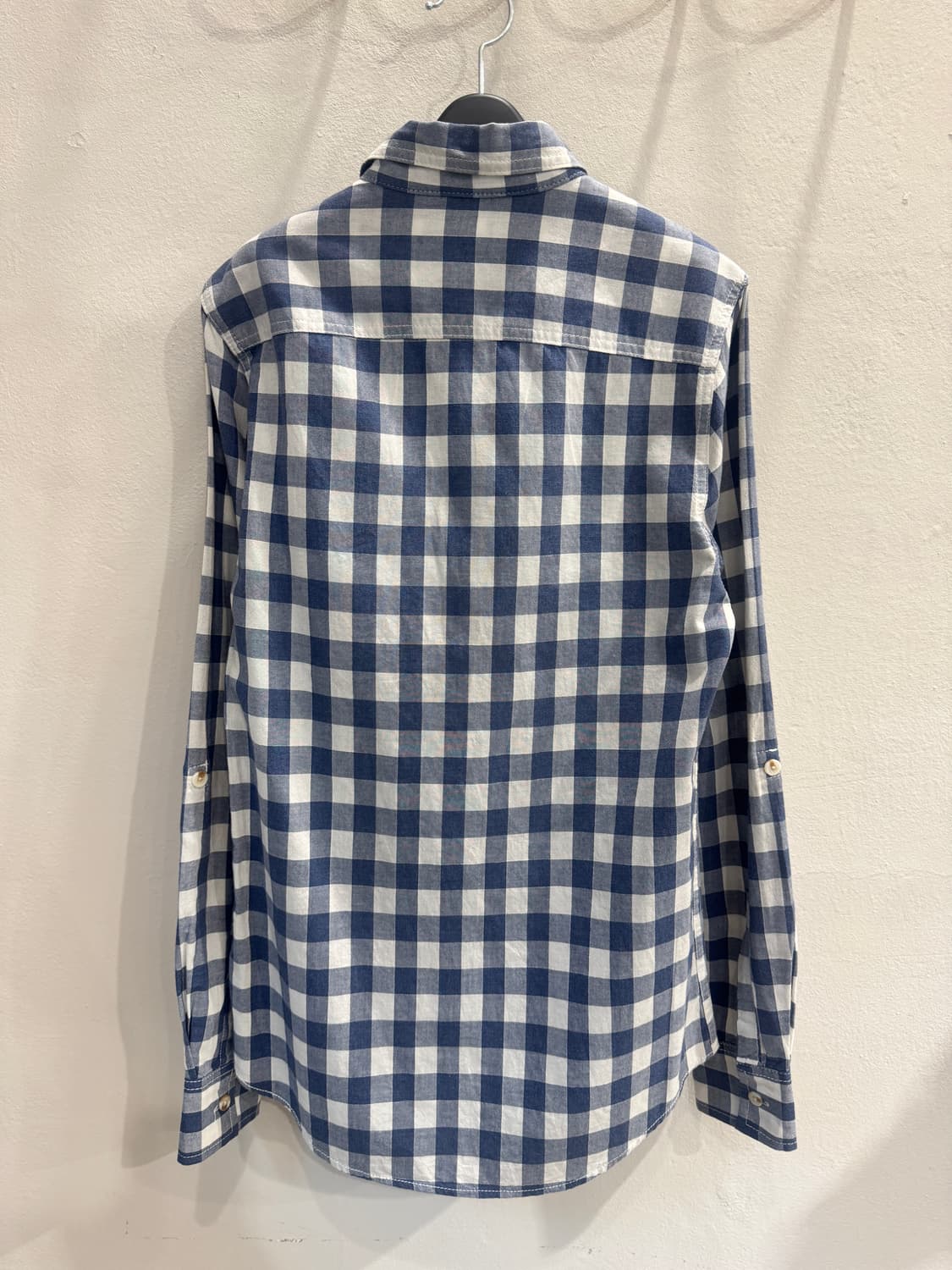vintage topman 체크 롤업셔츠 상품이미지9