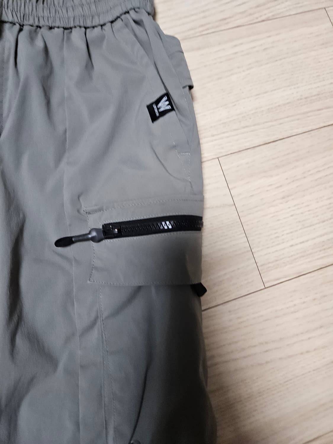 라이프워크 나일론 지퍼 카고 조거팬츠 S카키 상품이미지3