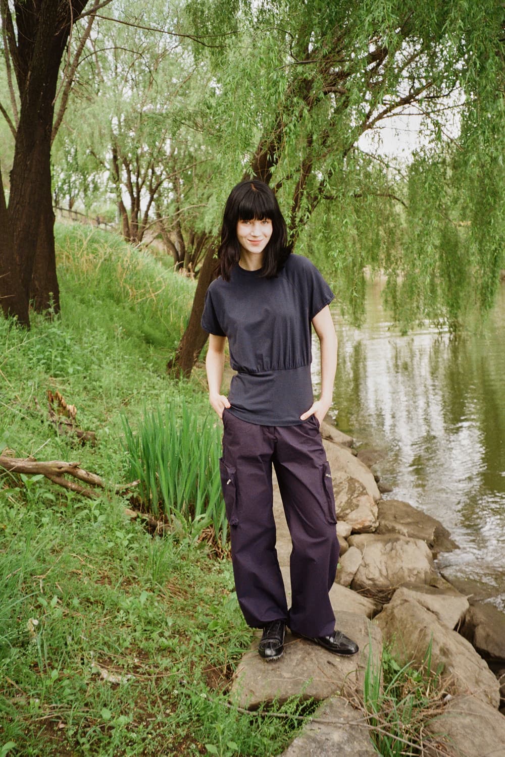 페스토 포켓팬츠 그레이프 상품이미지2