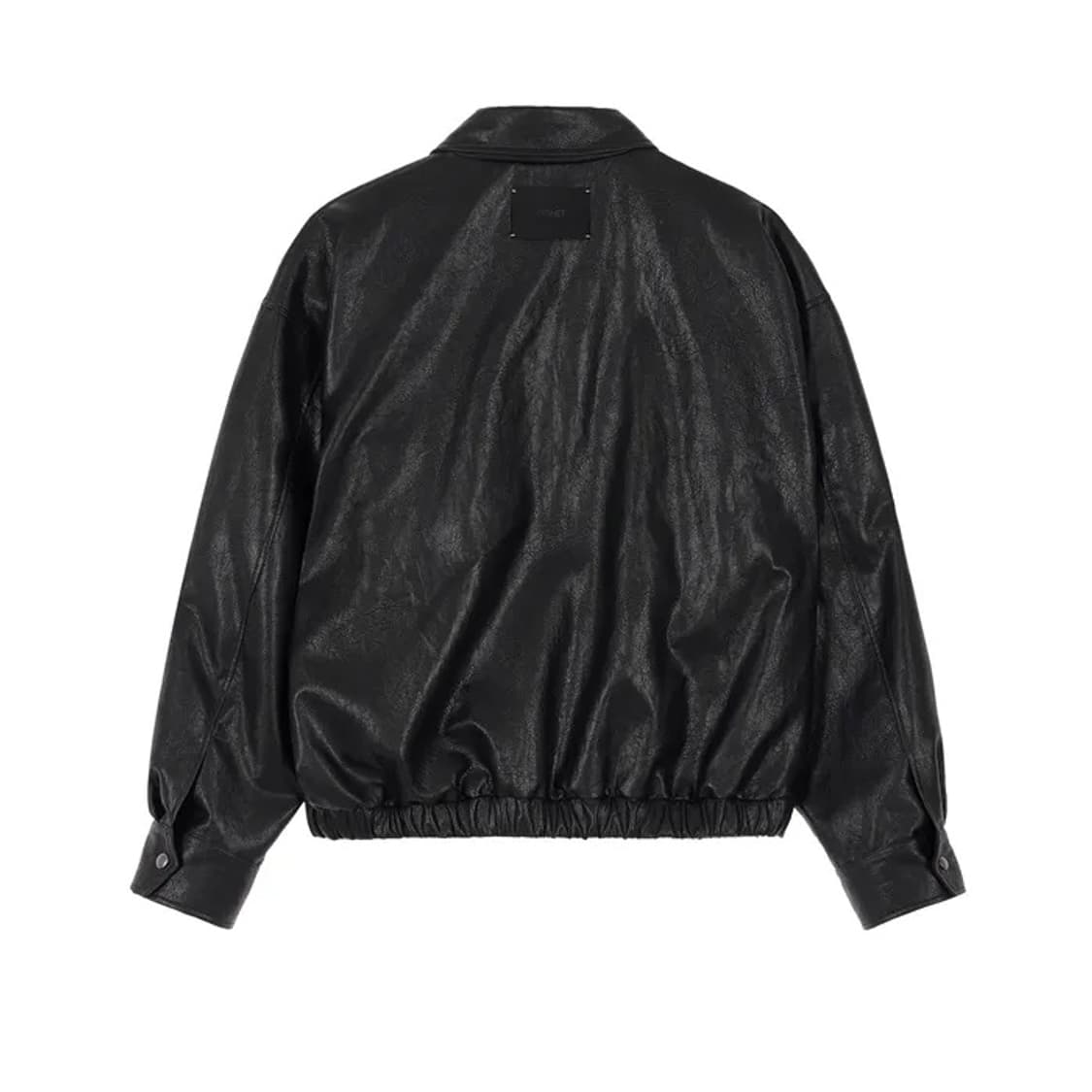 다이닛 에코 레더 봄버 밴딩 점퍼 상품이미지3