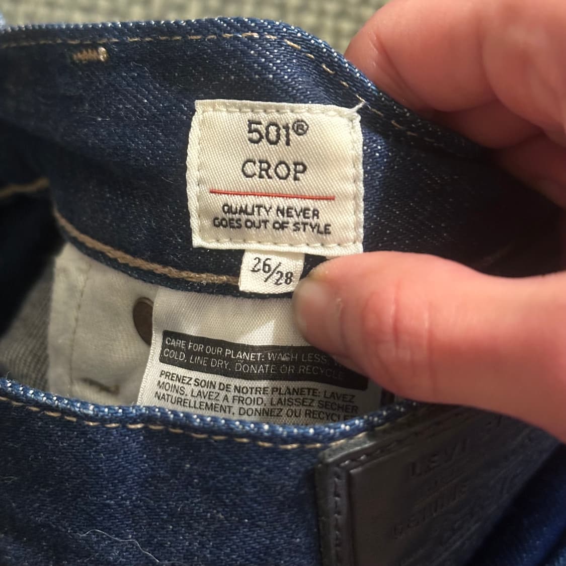 리바이스 501 블루탭 W26 상품이미지4