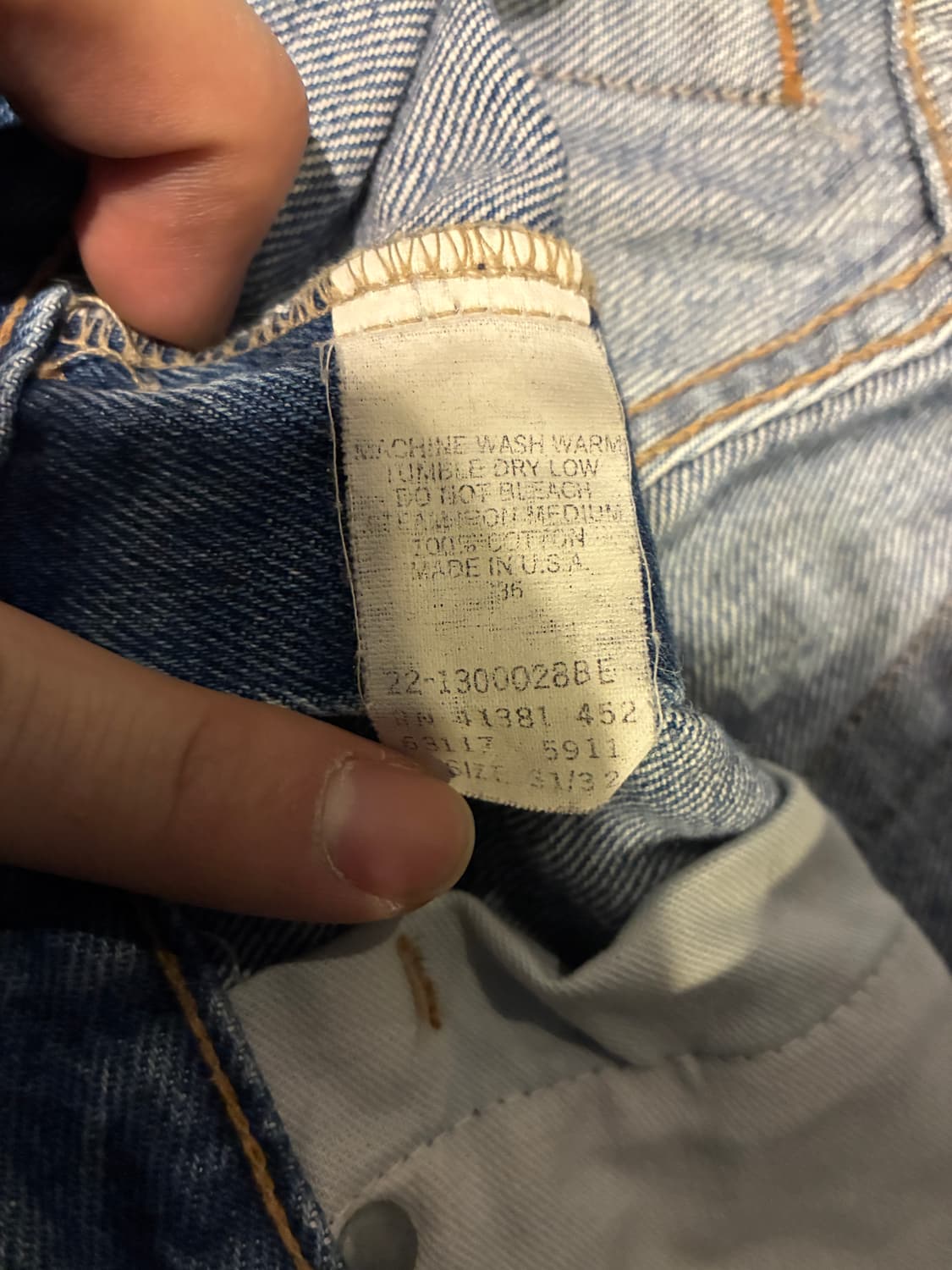 31) 폴로 랄프로렌 USA made 워싱 데님 상품이미지3