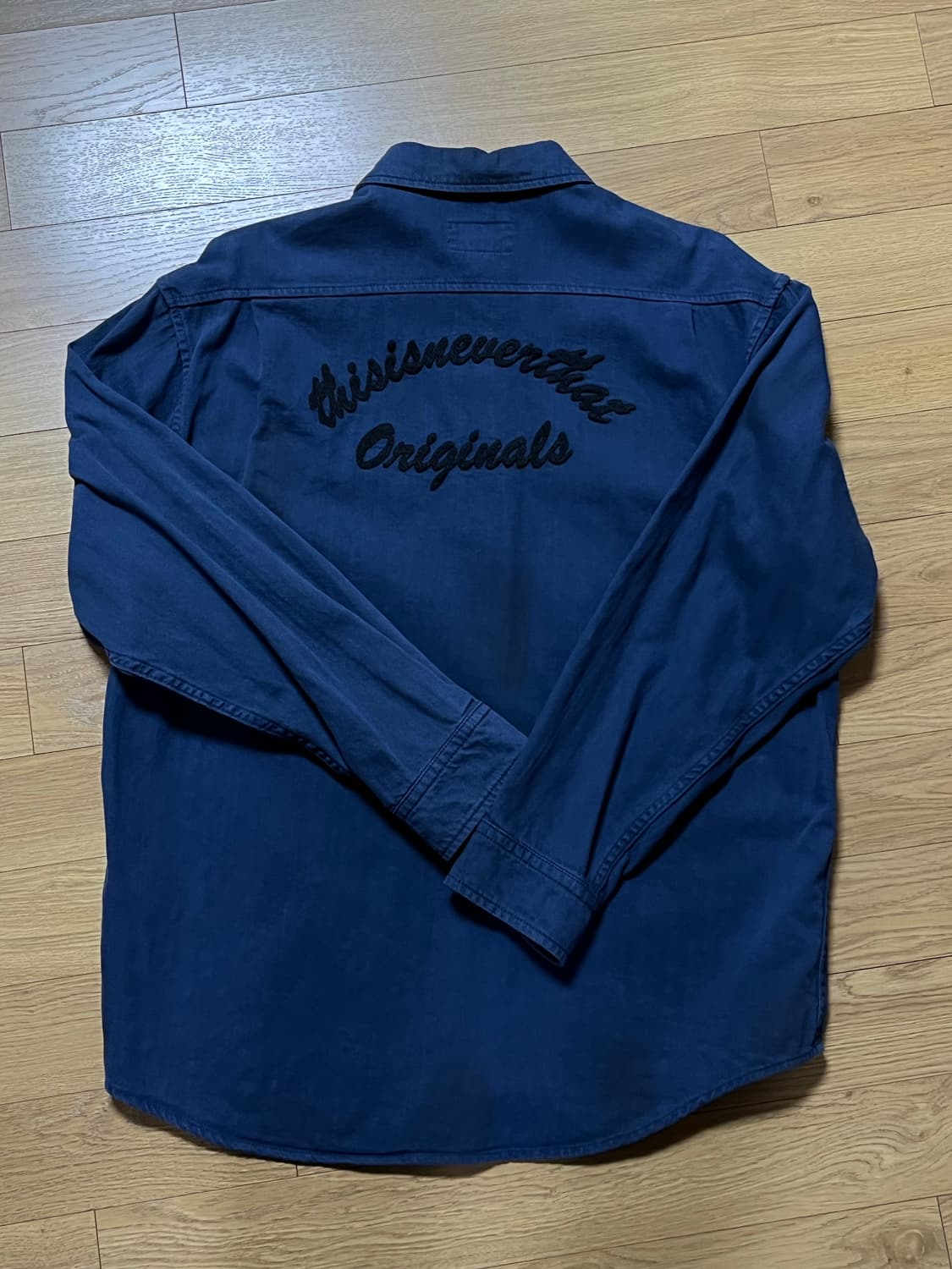 디스이즈네버댓 Originals Dirt Shirt Navy [L] 상품이미지4