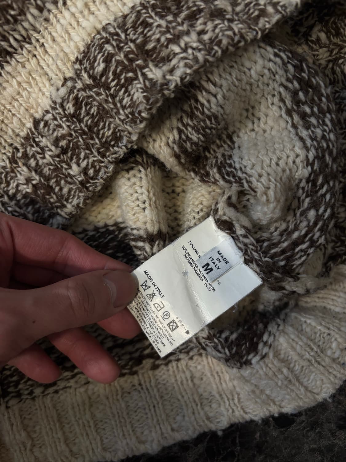 00s maison margiela stripe knit 상품이미지2