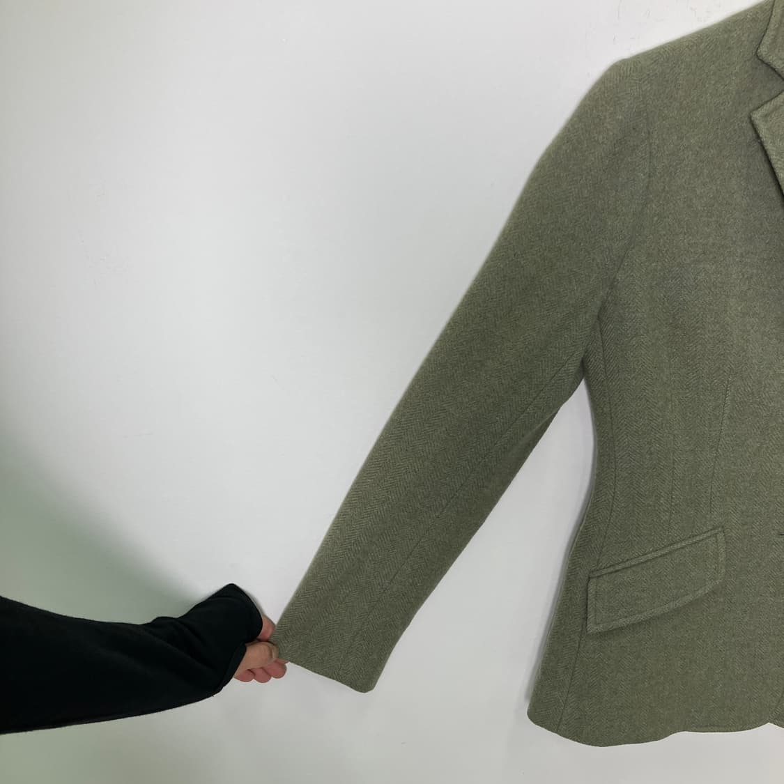 랄프로렌 카키 헤링본 울자켓  상품이미지5