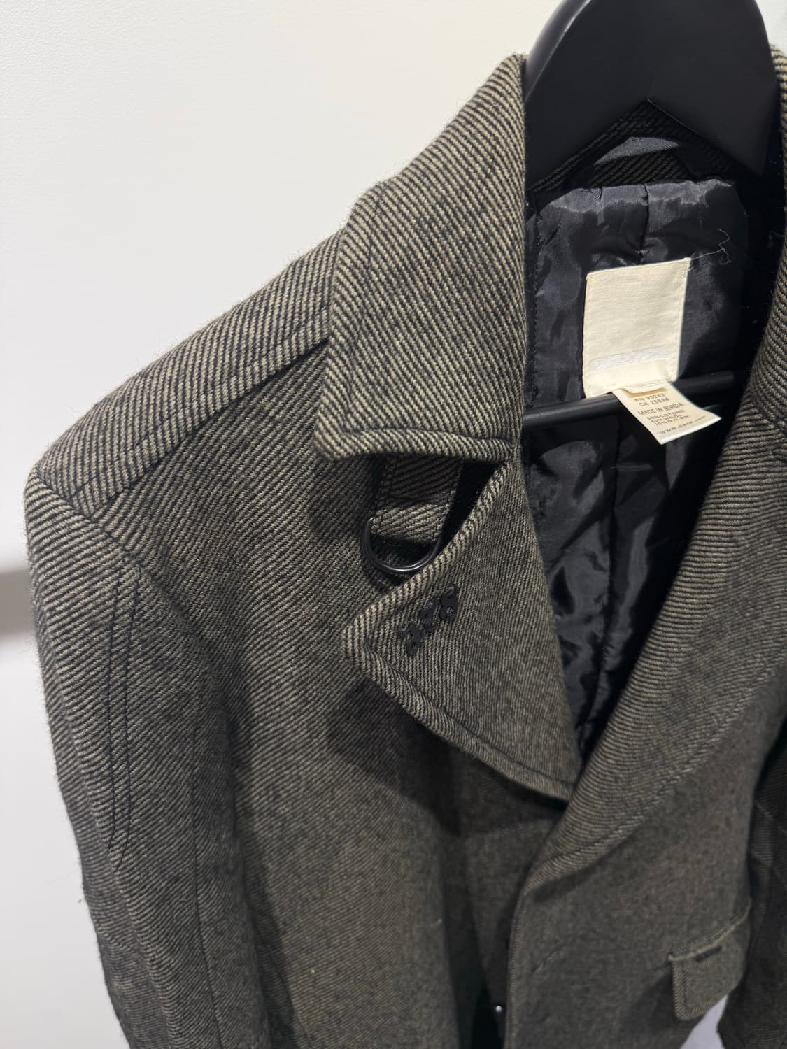 디젤 디테일 코트 상품이미지3