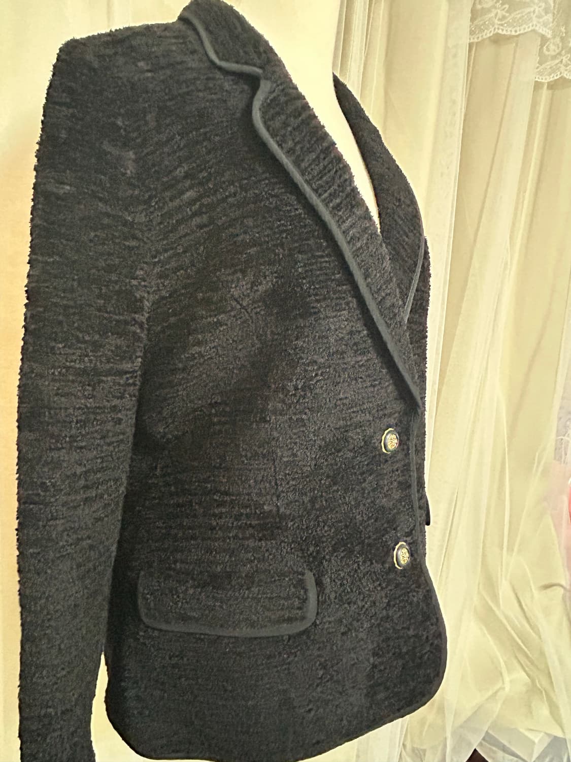 90s La vie en Rose 울 블레이져 코트  상품이미지2