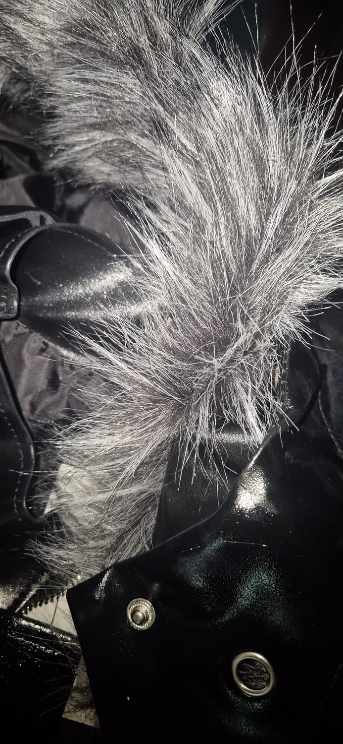 Cozy worldwide 코지 월드와이드 퍼트리밍 후드 레더재킷 상품이미지6