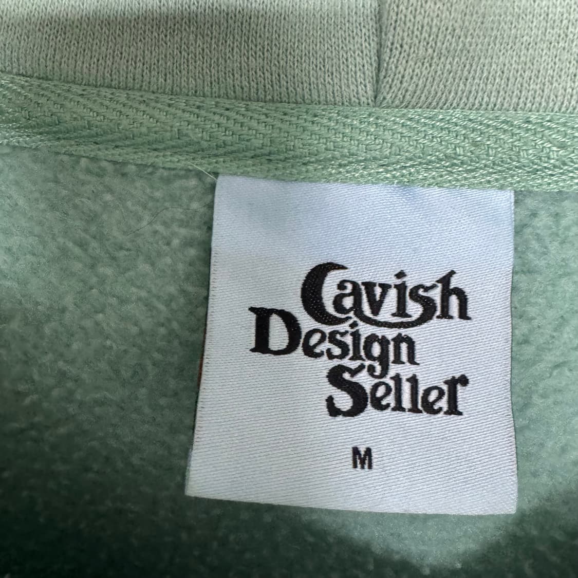 카비시 셀러 로고 후드티 상품이미지3