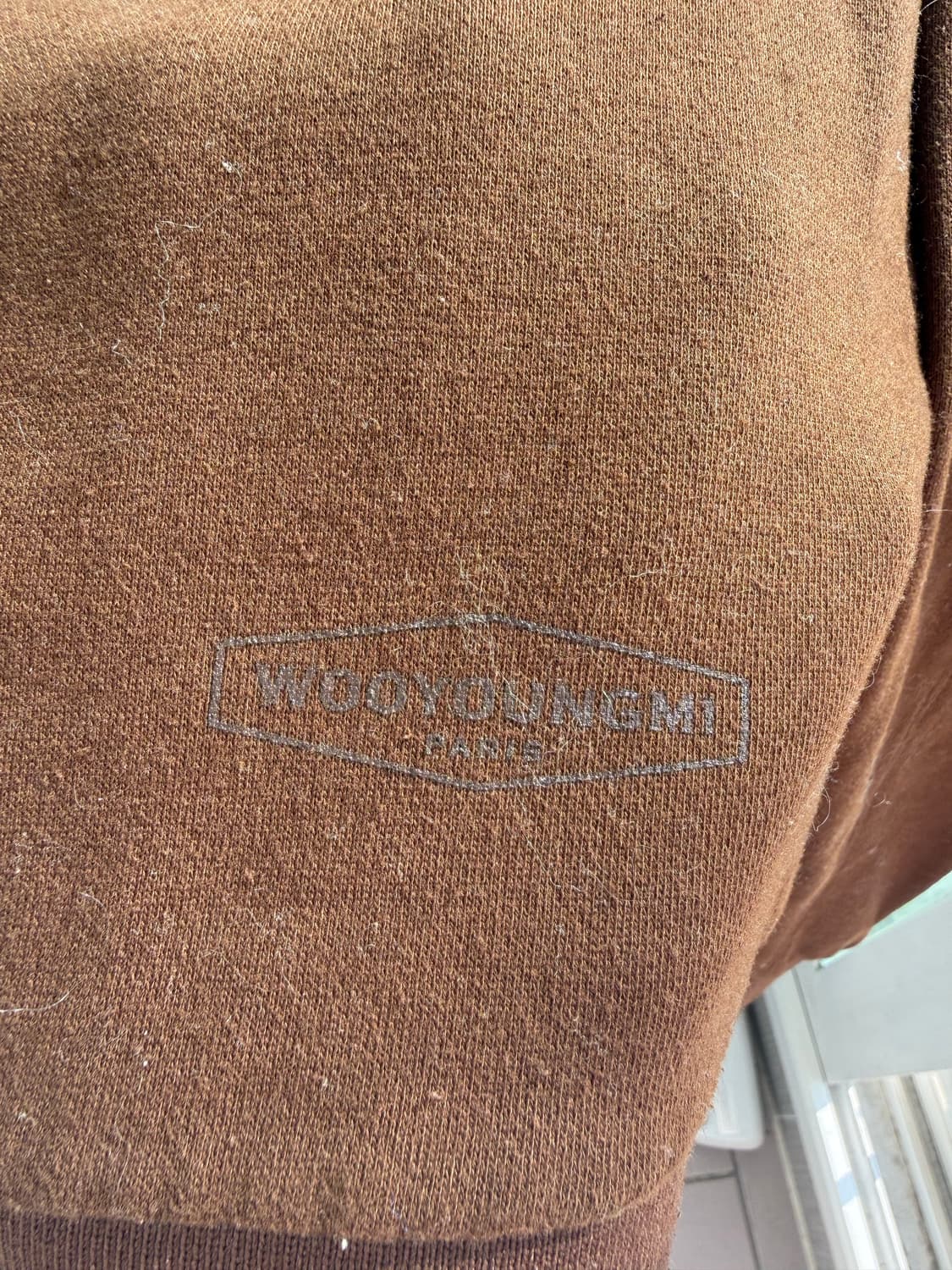 우영미 브라운 맨투맨 38사이즈 상품이미지4