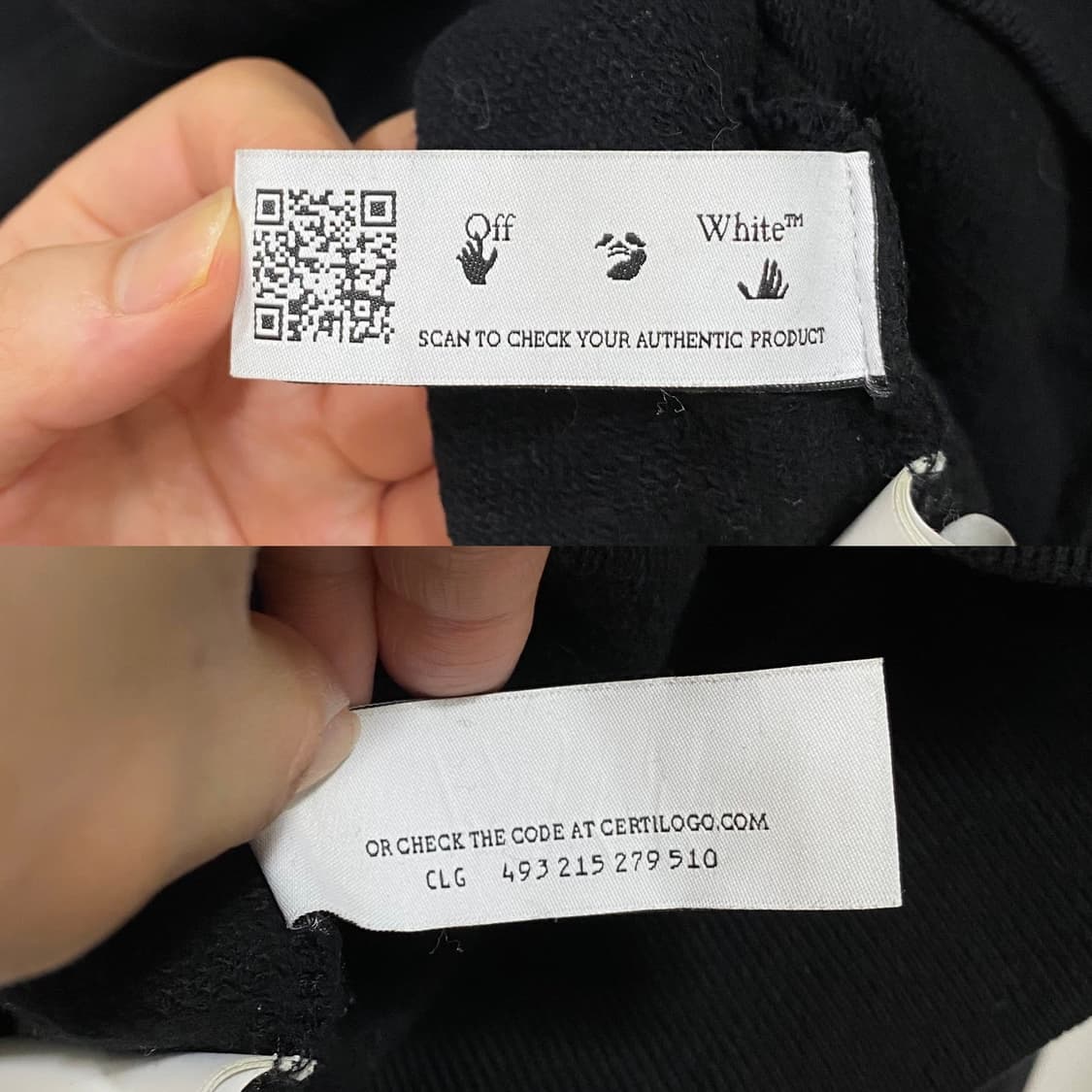 오프화이트 모나리자 후드 티셔츠 상품이미지9